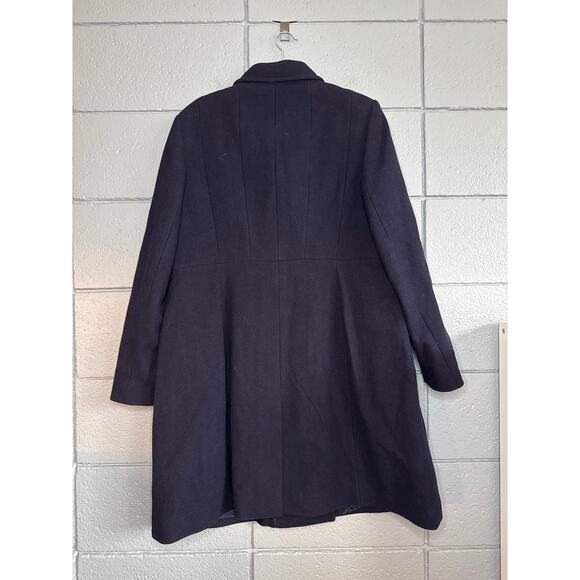 NWT Women's Hobbs London Jasmin Wool Double Breasted Coat size 12 Quiet Luxury - Picture 5 of 6